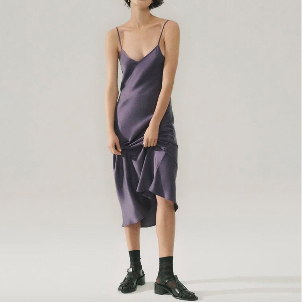 Silk Laundry Slip Dress - XXS - NWT